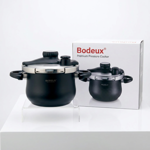 Casserole à cuisson rapide moderne brevetée Bodeux, <span class=keywords><strong>autocuiseur</strong></span> en acier inoxydable, écologique, compatible gaz et induction, cuiseur à <span class=keywords><strong>riz</strong></span> commercial 8L - Product Image 1