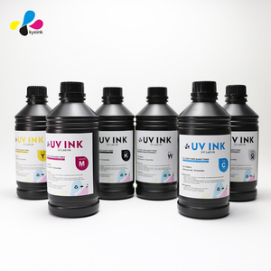 Kyeink LED UV <span class=keywords><strong>inchiostro</strong></span> 1000ml CMYKW <span class=keywords><strong>inchiostro</strong></span> morbido per <span class=keywords><strong>Epson</strong></span> I3200 I1600 Xp600 Dx5 Tx800 per metallo vetro PVC KT Board Uv <span class=keywords><strong>inchiostro</strong></span> per I3200 - Product Image 4