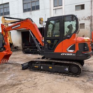 Excavatrice Doosan Dx55-9c d'occasion, 5 tonnes, petite machine de chantier avec moteur et moteur, bon état, prix bas - Product Image 5