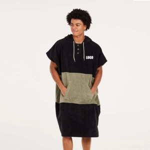 TGYW - Toalla <span class=keywords><strong>Poncho</strong></span> con Capucha para Adultos y Niños, 100% Algodón, para Playa, <span class=keywords><strong>Surf</strong></span>, Natación y Buceo, Personalizable al por Mayor - Product Image 3