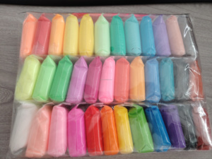 Kit de fabrication de bijoux en argile colorée super légère, boucles d'oreilles, <span class=keywords><strong>four</strong></span> à cuire, modelage souple, artisanat fait main, moule, 12 couleurs, échantillons gratuits - Product Image 5