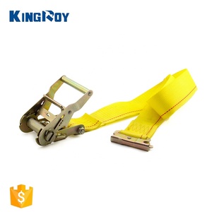 KingRoy 2Inch 4000lbs Polyester E Theo Dõi Dễ Dàng Phát Hành ATV Tie Xuống Xe Máy Tie Xuống Ratchet Strap - Product Image 5