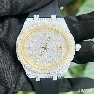 Reloj Mecánico VVS Moissanite para Hombre, Estilo Hip Hop, con Zafiro Luminoso, Resistente al Agua 50M, Pasa el Test de Diamantes, APS - Product Image 4