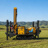 Machine de forage de puits d'eau portable, équipement de forage de puits d'eau diesel, profondeur de forage de 200 m