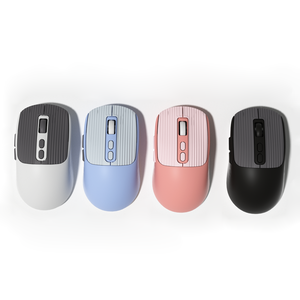 Souris de jeu sans fil ergonomique 2,4 G BT double mode, compatible avec les deux mains, optique, rechargeable - Product Image 5