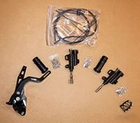 Repose-pieds renforcés en alliage d'aluminium CNC modifiés MIANA pour moto tout-terrain Sur-Ron Surron Ultra Bee, support de frein arrière