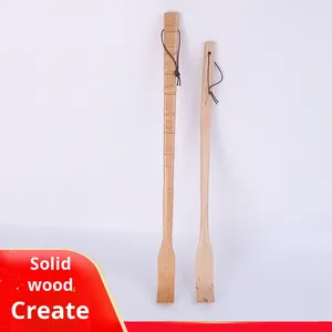 Direct Factory Source Beech <b>Wood</b> Self-<b>Scratcher</b> with Solid Bamboo <b>Back</b> Business Promotional & Gift Item - Product Image 2