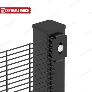 سياج معدني مجلفن مطلي بالمسحوق الأسود عالي الأمان بسعر المصنع 3 أمتار مخصص - Product Image 4