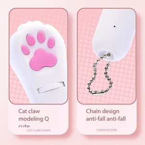 Thời trang USB sạc tương tác mèo đồ chơi hồng ngoại ánh sáng laser bút với 5 mô hình vui nhự<span class=keywords><strong>a</strong></span> Mèo trêu ghẹo - Product Image 4