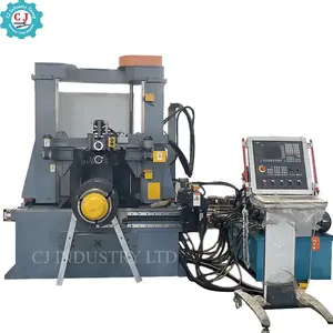 Duct Fan Flanging And Punching Machine CNC Metal Flange Punching Panel Cooling Fan Tube Axial Flow Fan Flanging Machine