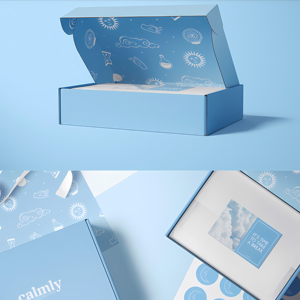 Cajas de Cartón Corrugado para Envíos Postales, Impresión Digital, Frascos de Plástico para Compras, Embalaje Personalizado, Insertos Resistentes, Color Personalizado, Relieve, Cajas para Envíos, Calcetines de Pelo - Product Image 2