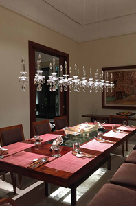 Ecojas thiết kế sang trọng phong cách livingroom biệt thự trang trí chiếu sáng giải pháp pha lê đèn chùm - Product Image 3