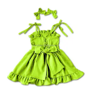 Mädchen Sommer Boutique individuelle Whirl Dresses für Mädchen von 7 Jahren alt Smock-Kleid Baby-Mädchen Kinder Baumwollkleid