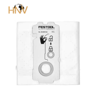 Sacs filtrants pour aspirateurs Festools Electroluxs 204308/MIDI, compatibles avec les brosses à batterie, réutilisables, en plastique de haute qualité, pour la collecte de poussière
