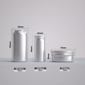 Eco Friendly <b>Pill</b> Jar Metal Aluminum <b>Pill</b> Jar Moisture Proof Aluminum <b>Containers</b> for Capsule Vitamina C Capsulas - Product Image 2