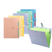 Série Morandi, classeur à 5 poches extensibles, opaque, en PP, classeur accordéon, pochette de présentation, format A4, classeur pour étudiants, organiseur
