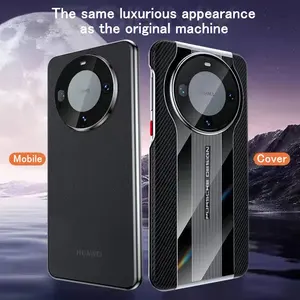 Fundas de armadura con textura de fibra de carbono a la moda para <span class=keywords><strong>Huawei</strong></span> Mate 60 50 40 30 Pro 50RS 40RS P60 50 40 Pro Honor Magic 5 90 Pro, funda dura - Product Image 4