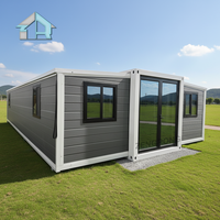 Squelette de maisonnette préfabriquée extensible personnalisable 	 Kits de maisons préfabriquées Tiny House, maison conteneur pliable 20/40 pieds