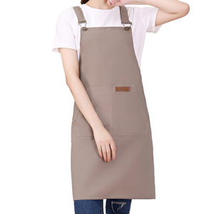 Grembiule Personalizzato Senza Maniche in Tela di Poliestere, Resistente, con Stampa Logo, Ricamo, Serigrafia, Facile da Pulire, Riutilizzabile per Servizi Alimentari - Product Image 1