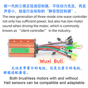 Contrôleur intelligent de batterie au lithium à 3 modes et 6 tubes pour vélo électrique pliable 24V/36V/48V/60V 250W/350W/400W L925 - Product Image 2