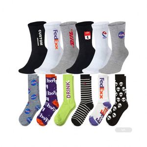 High Quality Pure Cotton Eco-Friendly Customizable Personal Logo Sports <b>Socks</b> <b>for</b> Welcome Gifts Promotional Use - Product Image 1