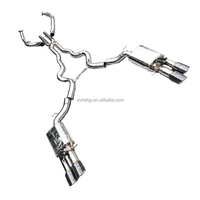 Silencieux Catback en Acier Inoxydable pour Bmw M5/m6 F06/f12/f13 4.4t 2012-2016 X-pipe Valved Sport Exhaust System