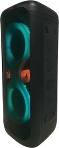 Enceinte Bluetooth avec microphone sans fil, basses puissantes, lumière colorée, son clair et fort, double haut-parleur de karaoké de 8 pouces avec microphone et Bluetooth - Product Image 2