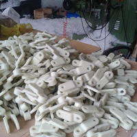 Chaînes de convoyeur à boîtier en plastique POM CC600 de haute qualité 2600 chaîne latérale flexible avec prix d'usine en Chine