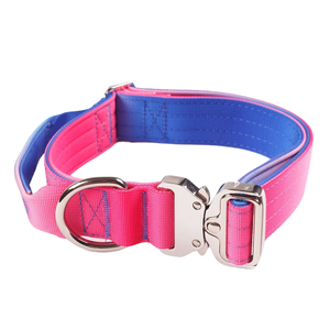 Collar Táctico de Adiestramiento para Perros Pequeños, Superventas, en Existencia, Cintas de Nailon de Color Sólido, Superficie Acolchada Antiexplosión Transfronteriza - Product Image 2