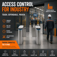 Système de contrôle d'accès avec barrière coulissante à indicateur LED en acrylique, certifié CE ISO OEM, tourniquet bidirectionnel