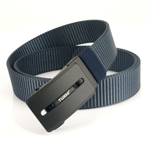 Cinturón Táctico de Nylon para Hombre, Diseño Personalizado de Fábrica TUSHI, Tejido, Hebilla de Aleación Resistente con Cierre Automático, Ancho de 3.4CM - Product Image 1