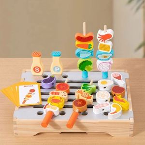 Jeu de simulation de barbecue en bois réaliste pour enfants de 3 ans et plus - Product Image 2