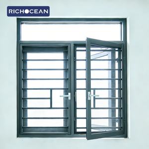 Fenêtres à battants RICHOCEAN pour cuisine, résistantes aux intempéries, avec garde-corps de sécurité, en aluminium et verre Low-e - Product Image 2