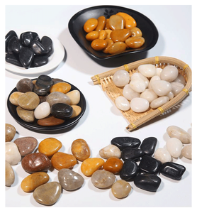 <span class=keywords><strong>Galets</strong></span> Premium Jaune, Noir <span class=keywords><strong>et</strong></span> Blanc Haute Brillance Tailles 1-3cm 2-4cm 4-6cm pour Aménagement Paysager <span class=keywords><strong>et</strong></span> <span class=keywords><strong>Jardin</strong></span> - Product Image 3