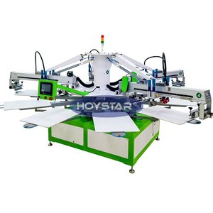 T Áo Sơ Mi 6 Màu màn hình in ấn tự động Máy serigraphie Đổ gói cerigrafia Para ropas maquina impresora de playeras - Product Image 1