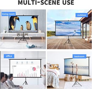 <span class=keywords><strong>Écran</strong></span> de projection rétractable <span class=keywords><strong>pliable</strong></span> léger 4:3 de 60, 72, 84, 100 pouces pour cinéma en plein air, home cinéma, vidéo et bureau - Product Image 6