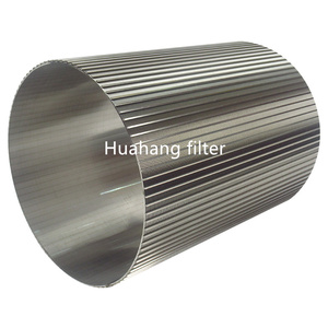 Elemento filtrante de alambre de cuña de acero inoxidable resistente a la corrosión de alta precisión de filtración para filtración de líquidos - Product Image 3