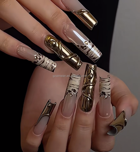 Ensemble de pinceaux à ongles double tête avec logo personnalisé, vente en gros, outil professionnel pour salon de manucure, pinceau pour gel UV, liner et nail art - Product Image 6