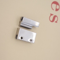 Fibbia Nascosta Premium in Acciaio Inossidabile da 18mm per Cinturini in Pelle e Cinturini di Lusso