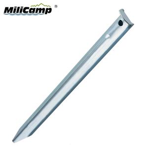 TPG0127 23cm 9inch <strong>Tent</strong> Stakes <strong>Screw</strong> <strong>in</strong> <strong>Tent</strong> <strong>Pegs</strong> Ground Metal Heavy Duty Camping Stakes for Camping Accessories - Product Image 2