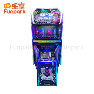 Machine de jeu d'arcade à griffes lumineuse LED colorée, machine à griffes à monnayeur pour discothèques et centres de divertissement - Product Image 5