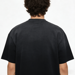 เสื้อยืดแขนสั้นวินเทจผู้ชายสั่งทำพิเศษ ผ้าฝ้าย 100% 220 กรัม ระบายอากาศได้ดี เป็นมิตรกับสิ่งแวดล้อม ทรงโอเวอร์ไซส์ สวมใส่สบาย ใหม่ - Product Image 2