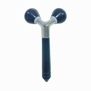 Fabriqué en Chine, rouleau facial en jade noir Xiuyan naturel en forme de Y 3D, anti-âge, lifting cutané, masseur de beauté - Product Image 3