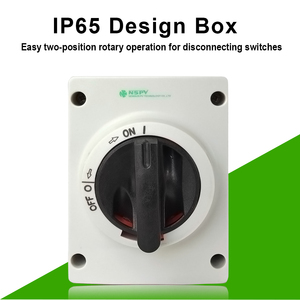 Interruptor Aislador Solar NSPV de 8 Polos, PV 1500V20A 1200V26A 1000V32A 8P 65*45*138.5mm - Product Image 3