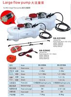 Pulvérisateur ATV 12V de marque, facile à utiliser, pompe chimique électrique 3,1 L/min, moteur principal pour usage agricole sans danger