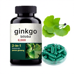 Ausreson <span class=keywords><strong>Private</strong></span> <span class=keywords><strong>Label</strong></span> <span class=keywords><strong>Ginkgo</strong></span> <span class=keywords><strong>Biloba</strong></span> Sementes Extrair 300mg Natural Cérebro Memory Booster Suplemento <span class=keywords><strong>Ginkgo</strong></span> <span class=keywords><strong>Biloba</strong></span> Cápsulas - Product Image 1