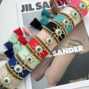 Lovely Heart/<span class=keywords><strong>Dios</strong></span>/Fe Pulseras tejidas de tela Miyuki Seed Bead Heart Bracelet Venta al por mayor Gold Heart Bracelet Ajustable - Product Image 2