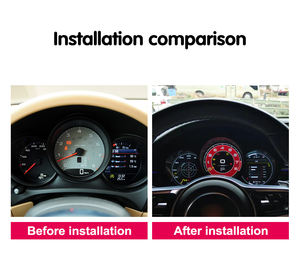 Grupo de instrumentos Digitales para coche de 12,3 pulgadas para Porsche Macan 2014-<span class=keywords><strong>2018</strong></span> velocímetro cabina Virtual LCD salpicadero Panel medidores Auto - Product Image 2