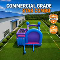 Château gonflable Elite-Tier DFRL EN14960 Anime Girl, toboggan combiné en PVC de qualité commerciale 0,55 mm, garantie 3 ans