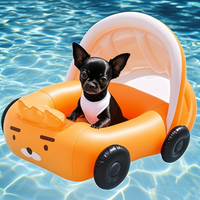 JXANRY Gilet de sauvetage gonflable écologique Jouet de natation pour chien de compagnie pour Teddy Pomeranian Bichon Bulldog Petits chiens Jeu d'eau d'été